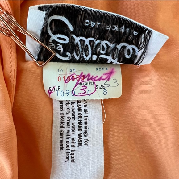 πHPπ Vintage Miss Elliette California Floral Chiffon Layered Caplet Maxi Dress - Picture 13 of 16